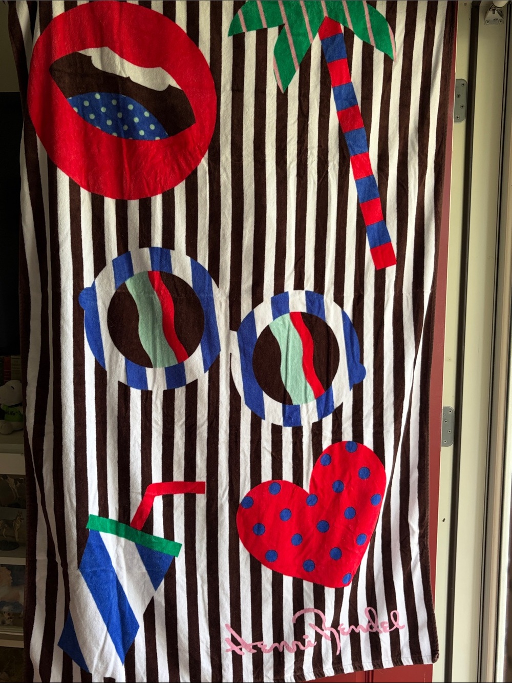 Craig & Karl X Henri Bendel Striped Large Beach Towel